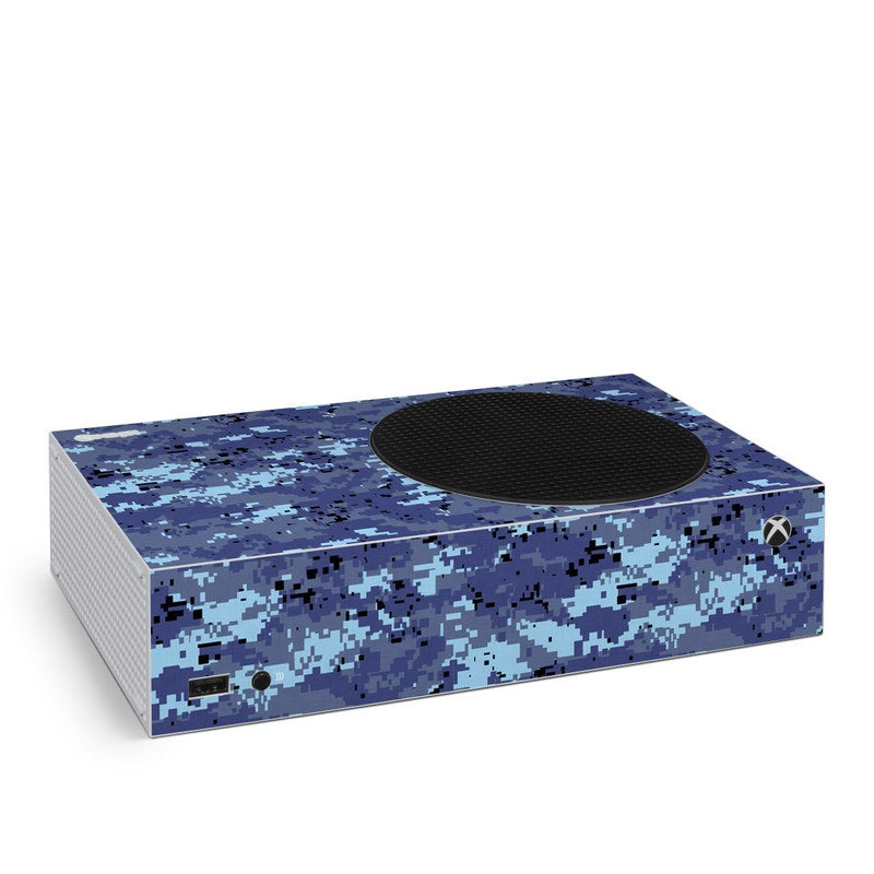 Microsoft Xbox Series S Skin - Digital Sky Camo By DecalGirl