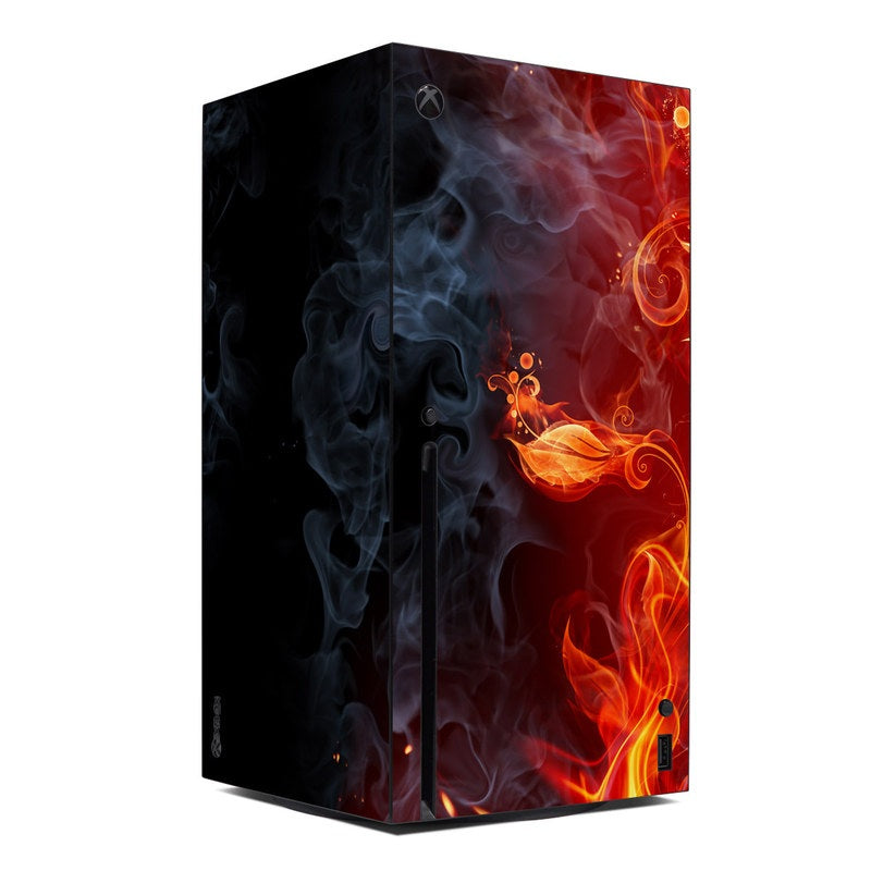 FIRE Flower Microsoft Xbox Series X Skin by DecalGirl