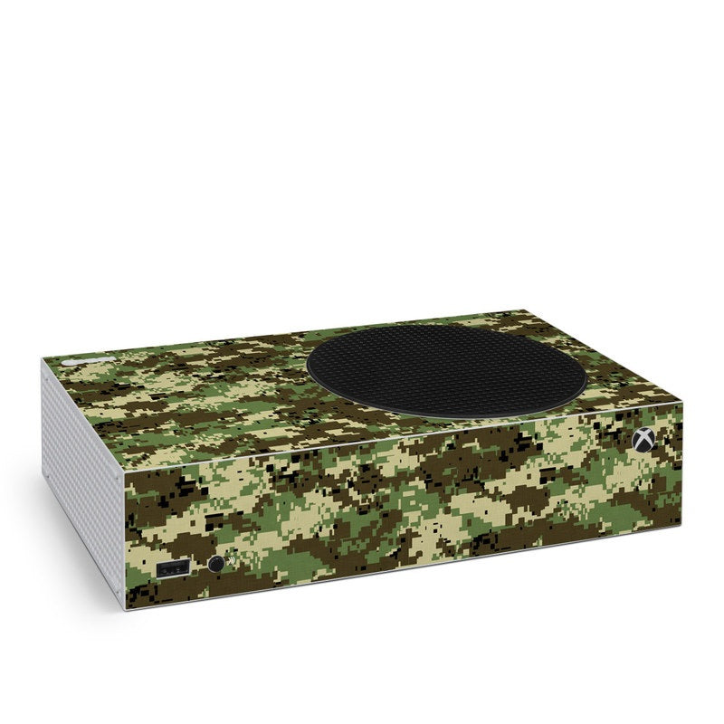 Microsoft Xbox Series S Skin - Digital Woodland Camo by DecalGirl