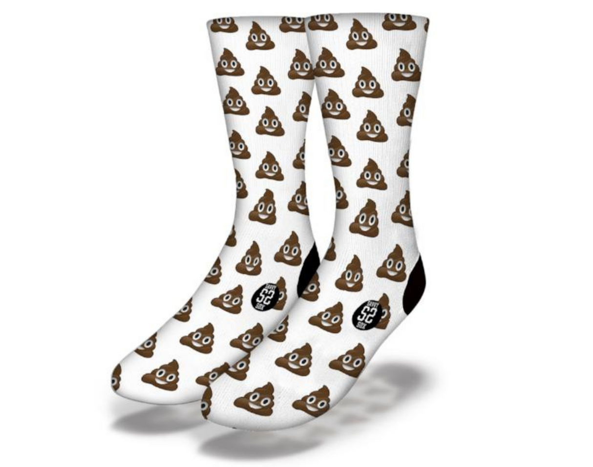 Emoji Poop Socks