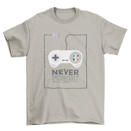 Never Forget 1990 Controller T-Shirt