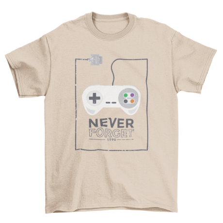 Never Forget 1990 Controller T-Shirt