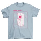 Retro Arcade Blueprint T-Shirt