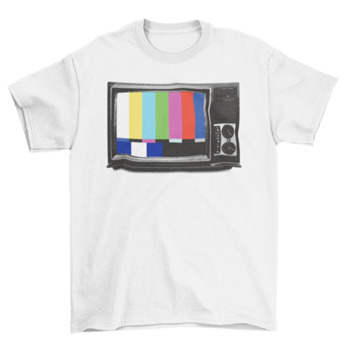 No Signal Retro Television T-Shirt