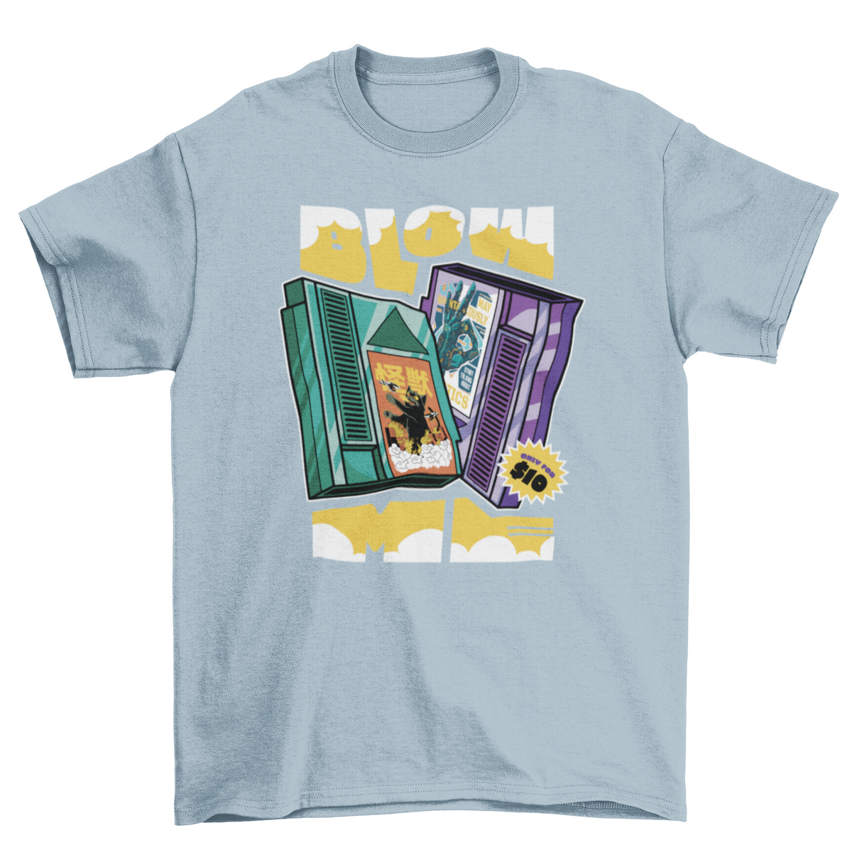 Blow me Cartridge Retro Gaming T-Shirt